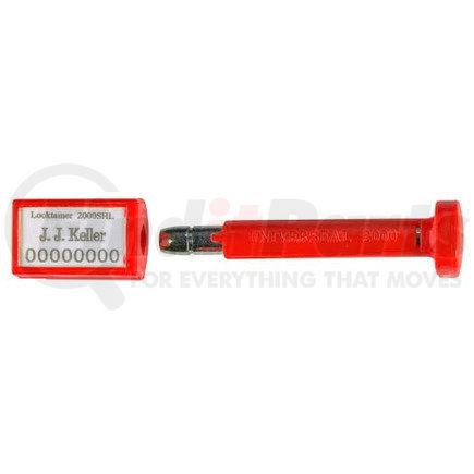 49016 by JJ KELLER - Locktainer 2000SHL Bolt Seal - Red - Stock