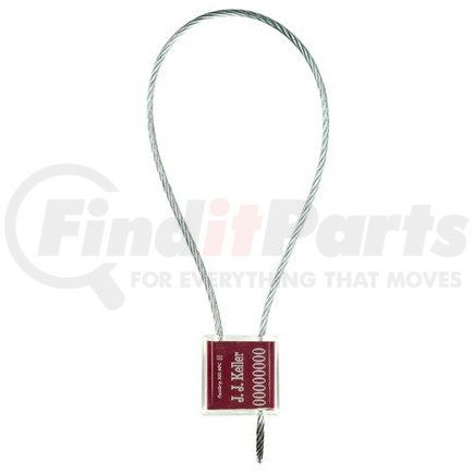 49023 by JJ KELLER - FlexiGrip™ 3.0 mm Cable Seal - 14" Red - Stock