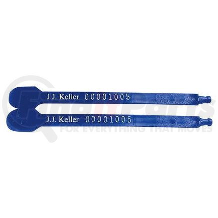 49099 by JJ KELLER - Plastic Twin Tote Security Seal - 5.5" Blue - Stock