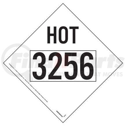 45254 by JJ KELLER - 3256 Elevated Temperature Liquid HOT Marking - 20 mil Polystrene