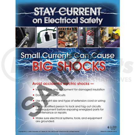 45359 by JJ KELLER - Stay Current On Electrical Safety - Workplace Safety Training Poster - "Stay Current on Electrical Safety" - Spanish