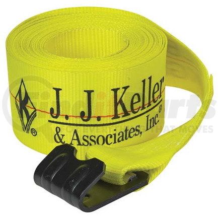 46125 by JJ KELLER - J. J. Keller Winch Strap w/Flat Hook - Winch Strap - 4" x 27'
