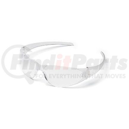 46523 by JJ KELLER - MCR Safety Crews CheckMate Glasses - Clear Frame, Clear Anti-Scratch Lens