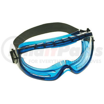 46539 by JJ KELLER - Jackson Safety V80 Monogoggle XTR OTG Goggle Protection - Blue Frame, Clear Anti-Fog Lens