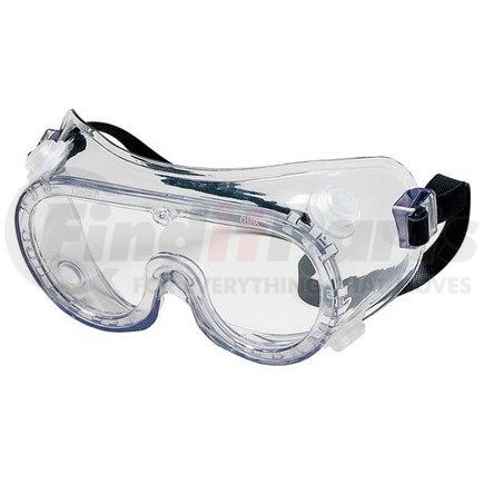 46546 by JJ KELLER - MCR Safety Crews Standard Goggle - Indirect Vent, Clear Frame, Clear Anti-Fog Lens