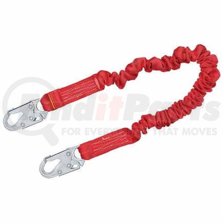 46564 by JJ KELLER - Capital Safety Protecta PRO Stretch Shock Absorbing Lanyard - Single Leg 6' Lanyard