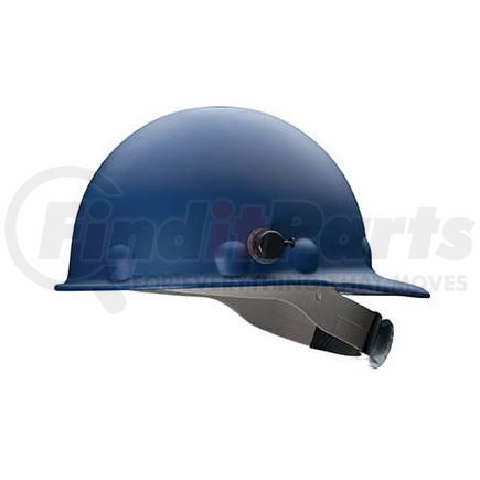 46715 by JJ KELLER - Fibre-Metal P2 Roughneck Quick-Lok & Rachet Hard Hat - Blue, Quick-Lok & Ratchet Hat