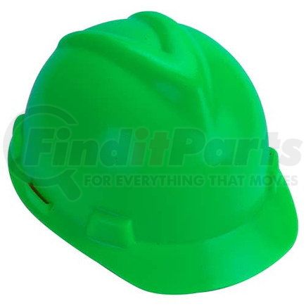 46783 by JJ KELLER - MSA V-Gard Staz-On 4pt Standard Cap - Staz-On Suspension, Bright Lime Green