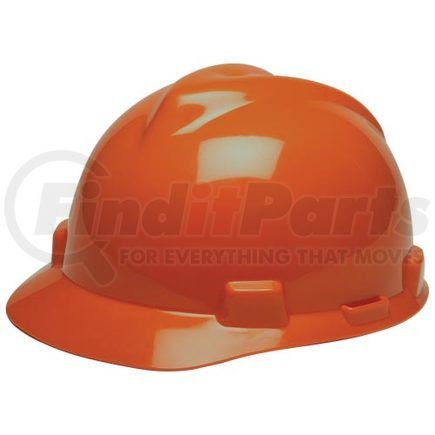 46790 by JJ KELLER - MSA V-Gard Fas-Trac 4pt Standard Cap - Fas-Trac Suspension, Orange