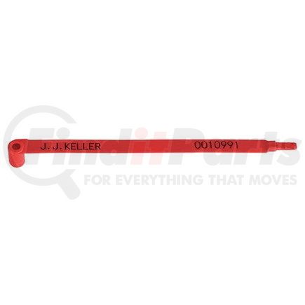 51316 by JJ KELLER - Plastic Heavy-Duty Trailer Seal - 7.9" Red - Stock