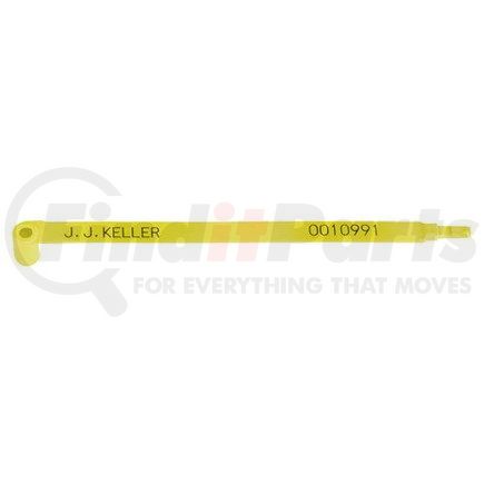 51318 by JJ KELLER - Plastic Heavy-Duty Trailer Seal - 7.9" Yellow - Stock