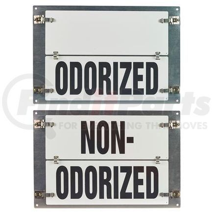 52025 by JJ KELLER - Flip-File Sign, Odorized/Non-Odorized, Medium, 2-Legend - Flip-File Sign