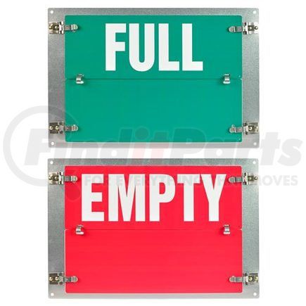 52026 by JJ KELLER - Flip-File Sign, Empty/Full, 2-Legend - Flip-File Sign