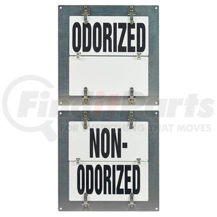 52043 by JJ KELLER - Flip-File Sign, Odorized/Non-Odorized, Small, 2-Legend - Flip-File Sign