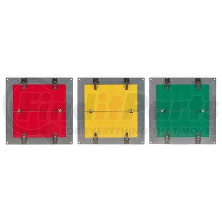 52202 by JJ KELLER - Flip-File Sign, Red/Yellow/Green, 3-Legend - Flip-File Sign