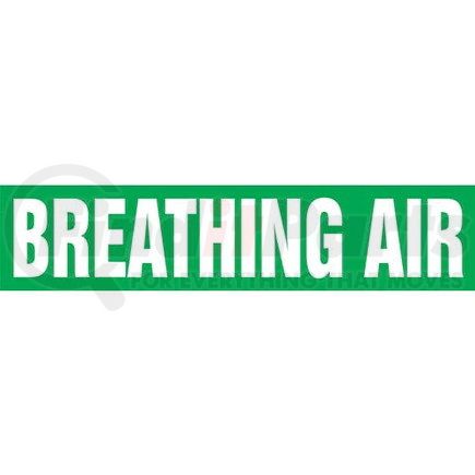 JJ Keller 52801 Breathing Air Pipe Marker - ASME/ANSI - Green, Self-Stick Vinyl, 4" x 24"