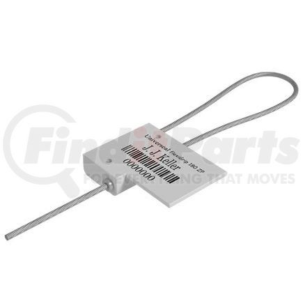 50577 by JJ KELLER - FlexiGrip™ 1.8 mm Cable Seal - 14" White - Stock Barcoded