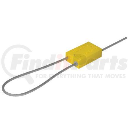 50578 by JJ KELLER - FlexiGrip™ 100ZP 1.5 mm Cable Seal - 14" Yellow - Stock