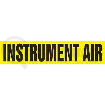 JJ Keller 53892 Instrument Air Pipe Marker - ASME/ANSI - Yellow, Snap Tite, 14" x 12"