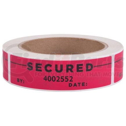 55350 by JJ KELLER - Void Open - Tamper Evident Label - 4"x1" 1000/Roll - Red Stock