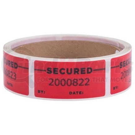 55412 by JJ KELLER - Void Open - Tamper Evident Label - 2"x1" 1000/Roll - Red Stock