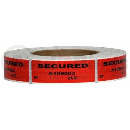 55416 by JJ KELLER - Void Open - Tamper Evident Label - 3"x1" 1000/Roll - Red Stock