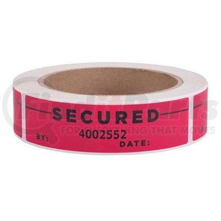 55421 by JJ KELLER - Void Open - Tamper Evident Label - 4"x1" 1000/Roll - Red Stock