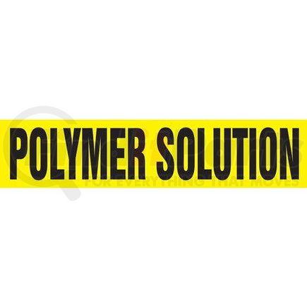54267 by JJ KELLER - Polymer Solution Pipe Marker - ASME/ANSI - Yellow, Snap Tite, 14" x 12"