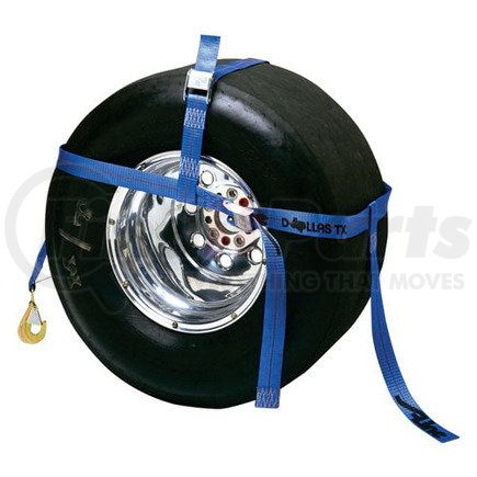 57984 by JJ KELLER - Adjustable Tire Bonnet Tiedown Strap - Double Strap