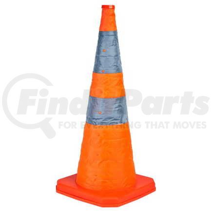 58078 by JJ KELLER - Collapsible Traffic Cone, with Internal LED, 28" Tall, Sold in Packs of 4