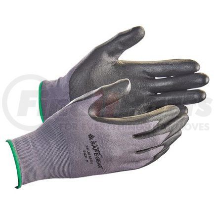 58081 by JJ KELLER - J. J. Keller SAFEGEAR Flat Dip Nitrile Foam Smooth-Palm Nylon Knit Gloves - Medium Gloves, Sold as 1 Pair