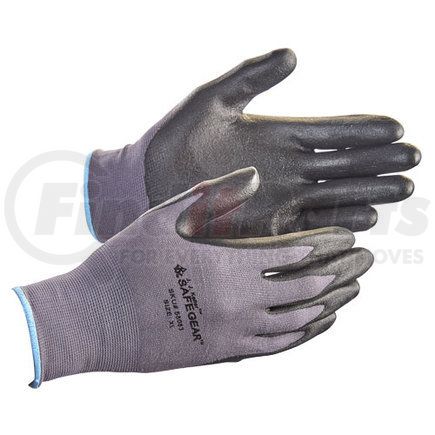 58083 by JJ KELLER - J. J. Keller SAFEGEAR Flat Dip Nitrile Foam Smooth-Palm Nylon Knit Gloves - X-Large Gloves, Sold as 1 Pair