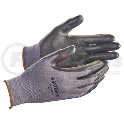 58082 by JJ KELLER - J. J. Keller SAFEGEAR Flat Dip Nitrile Foam Smooth-Palm Nylon Knit Gloves - Large Gloves, Sold as 1 Pair