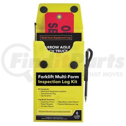 58208 by JJ KELLER - Narrow Aisle Reach Truck and Order Picker Multiform Forklift Inspection Kit - Pre-Shift Inspection Kit