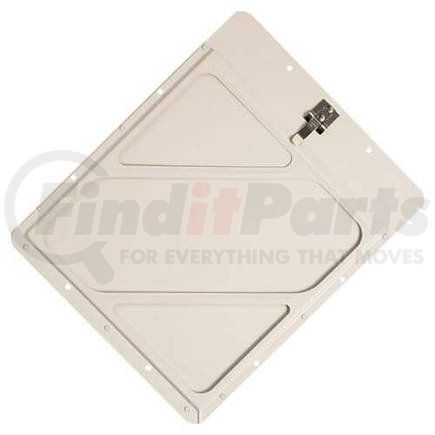 585 by JJ KELLER - Rivetless Aluminum Placard Holder with Back Plate - Placard Holder - Painted White