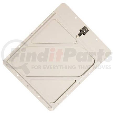 JJ Keller 585 Rivetless Aluminum Placard Holder with Back Plate - Placard Holder - Painted White