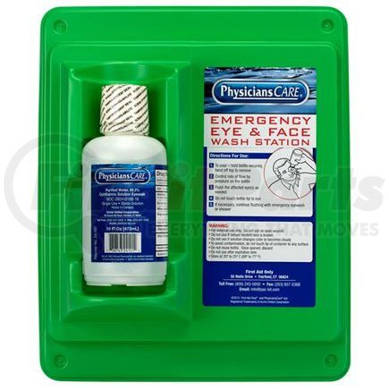 58535 by JJ KELLER - Physicians Care Eyewash Station – 16 oz. - Single Bottle Eyewash Station