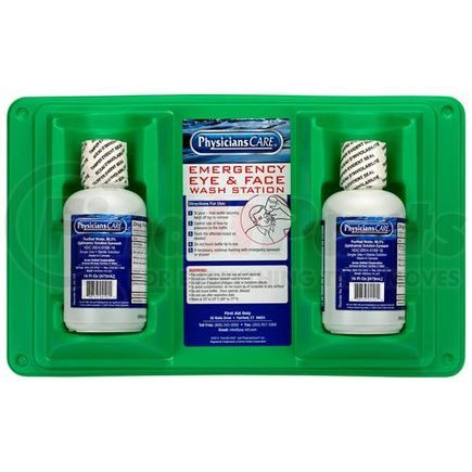 58536 by JJ KELLER - Physicians Care Eyewash Station – 16 oz. - Double Bottle Eyewash Station