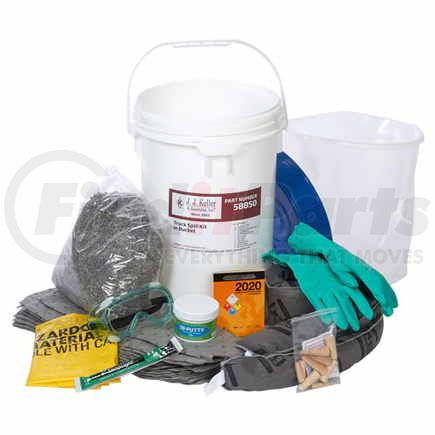 58850 by JJ KELLER - Truck Spill Kit in Bucket - Universal - Truck Spill Kit w/ Bucket