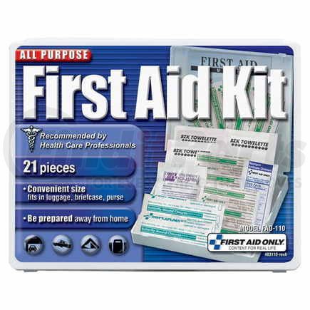 59575 by JJ KELLER - 21-Piece Travel First Aid Kit - Travel First Aid Kit