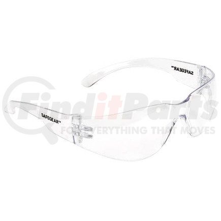 59801 by JJ KELLER - J. J. Keller™ SAFEGEAR™ Safety Glasses – UV 400 Protection - Clear Frame, Clear Lens