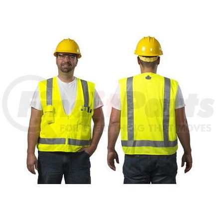 5992 by JJ KELLER - GloWear Type R Class 2 Surveyor Safety Vest - Lime, 2X-Large/3X-Large