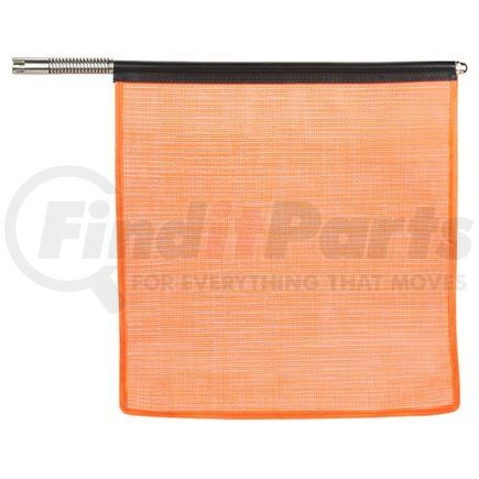 60494 by JJ KELLER - Heavy-Duty Warning Flag Mesh Vinyl Kit - Replacement Flag With Pole - Warning Flag - Orange Mesh Vinyl with Pole