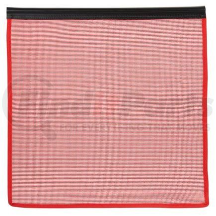 60495 by JJ KELLER - Heavy-Duty Warning Flag Mesh Vinyl Kit - Replacement Flag - Warning Flag - Red Mesh Vinyl Flag