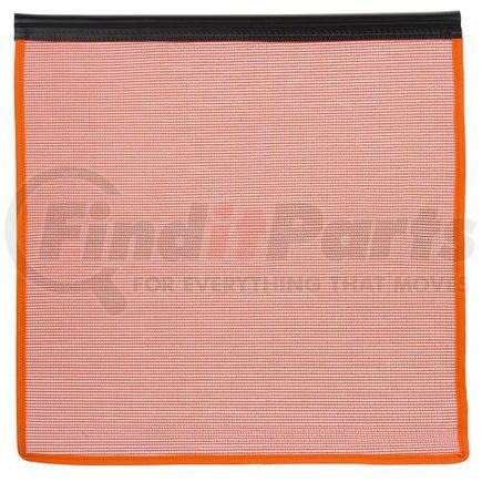 60496 by JJ KELLER - Heavy-Duty Warning Flag Mesh Vinyl Kit - Replacement Flag - Warning Flag - Orange Mesh Vinyl Flag