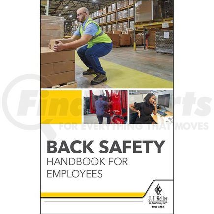 60598 by JJ KELLER - Back Safety Handbook for Employees