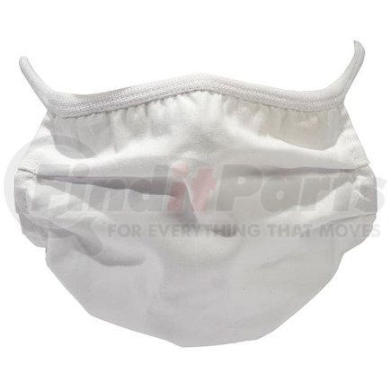 61124 by JJ KELLER - Reusable Cotton 2-Ply Face Mask 20-pk. - White Reusable Cotton 2-Ply Face Mask 20-pk.