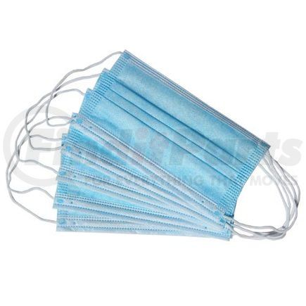 61224 by JJ KELLER - Disposable 3-Layer Blue Face Mask - Blue - Qty of 1 = 50 Masks