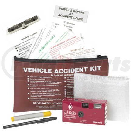 5754 by JJ KELLER - Accident Compliance Kit in Vinyl Pouch w/ 35mm Film Camera - With 35mm Film Camera