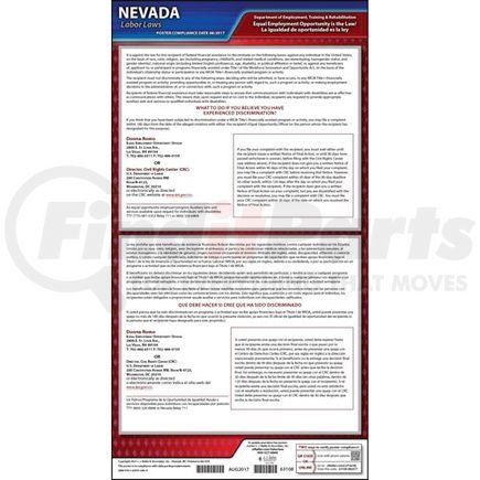 63108 by JJ KELLER - Nevada EEO Poster - Laminated Poster